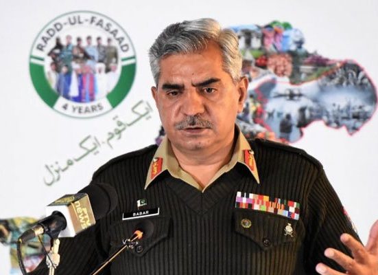 کالعدم ٹی ٹی پی کیساتھ سیز فائرختم ہوچکا، اب آپریشن ہو رہا ہے، ترجمان پاک فوج