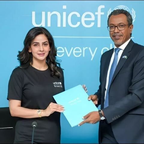 اداکارہ صبا قمر یونیسیف پاکستان کی بچوں کی فلاح و بہبود کی سفیر مقرر
