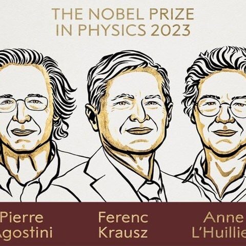 2023 کا طبعیات کا نوبل انعام تین سائنس دانوں کے نام