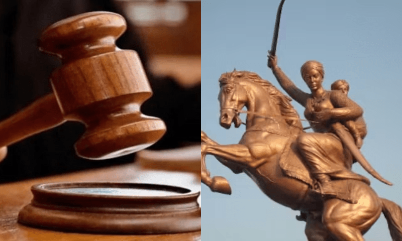 دہلی شاہی عیدگاہ میں مجسمہ، انصاف مانگنے پر عدالت کی مسلمانوں کو جھڑکیاں