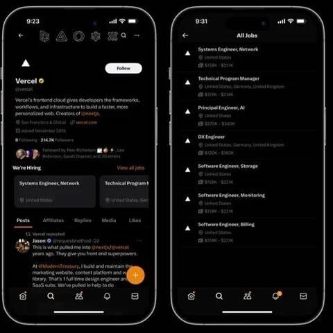 ایکس ایپ نے ملازمتوں کے اشتہارات کی آزمائش شروع کردی