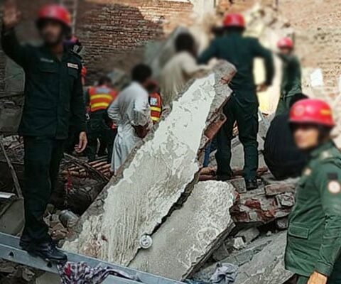 حافظ آباد: چھت گرنے سے 4 افراد جاں بحق