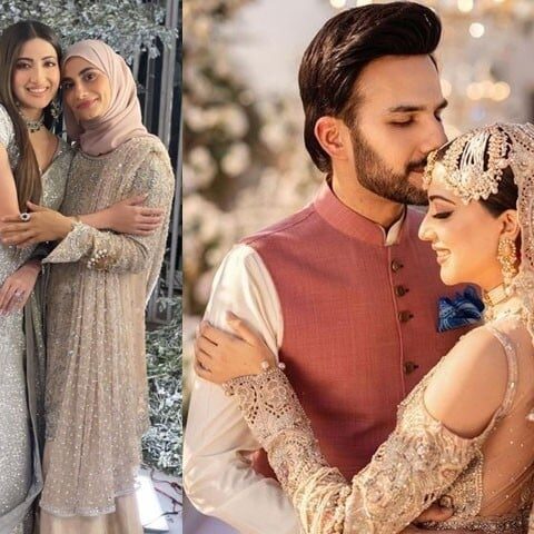 ایمن سلیم کا ولیمہ بھی ہوگیا؟ ساڑھی میں تصاویر منظرِ عام پر