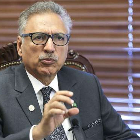 الیکشن کی تاریخ پر آئین سے کھلواڑ کیا جارہا ہے صدر مملکت