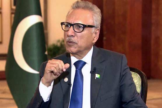 ملکی صورتحال پرعسکری و سیاسی قیادت کو تحفظات سے آگاہ کیا ہے صدر علوی