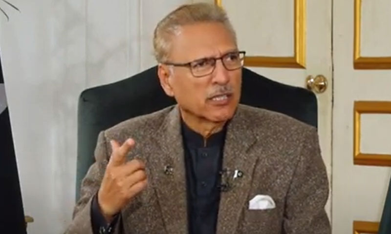 سب پر زور دیتا رہا ہوں کہ موجودہ صورتحال کا حل تلاش کریں، صدر مملکت