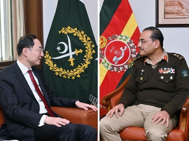 آرمی چیف کی چین کے نائب وزیر خارجہ سے ملاقات؛ دفاعی تعاون بڑھانے پر تبادلہ خیال