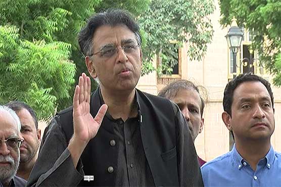 حکومت بات چیت کیلئے تیار ہے تو ہم بھی تیار ہیں اسد عمر