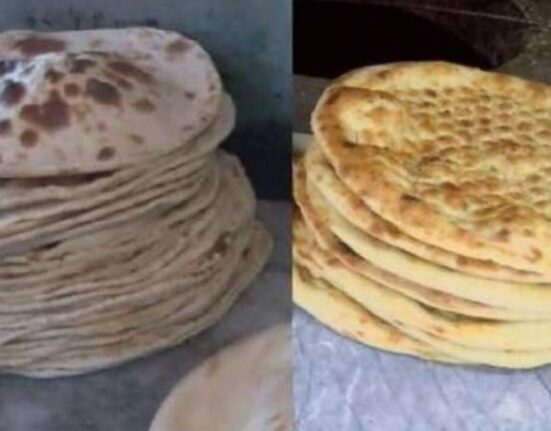 لاہور روٹی کی قیمت میں 5 روپے اضافہ