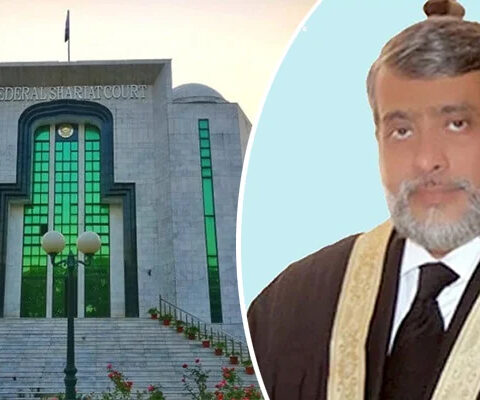 نئے چیف جسٹس فیڈرل شریعت کورٹ نے حلف اٹھالیا