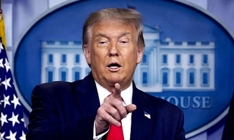 ڈونلڈ ٹرمپ کو ساڑھے 45 کروڑ ڈالر کی ادائیگی کا حکم