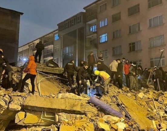 ترکیہ میں 7.8 شدت کا زلزلہ