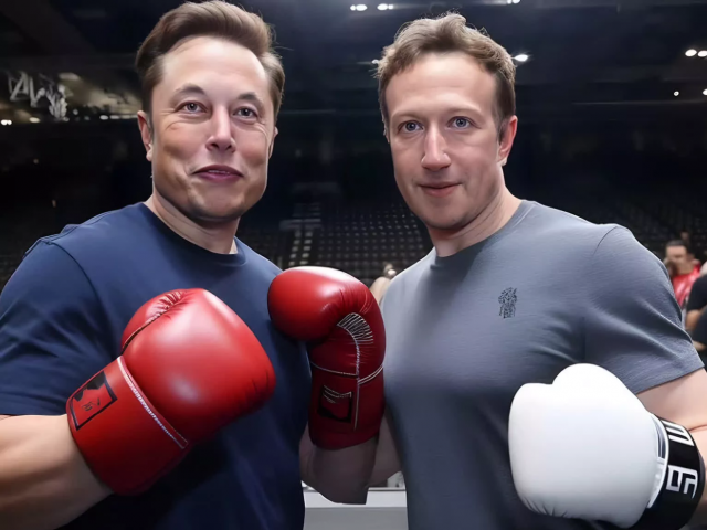 زکربرگ اور مسک کی ریسلنگ براہِ راست دکھانے کا فیصلہ