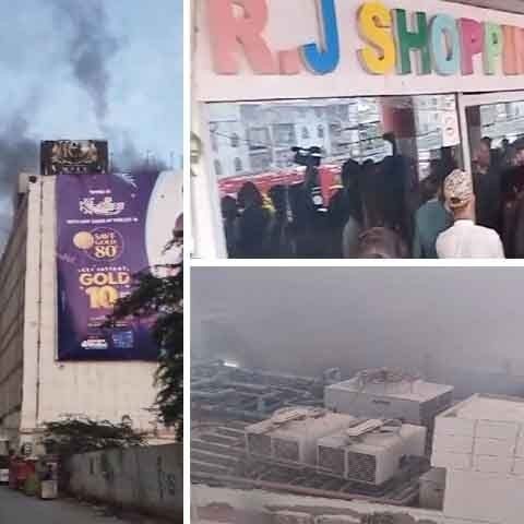 کراچی؛ راشد منہاس روڈ پر کمرشل عمارت میں آتشزدگی، 10 افراد جاں بحق