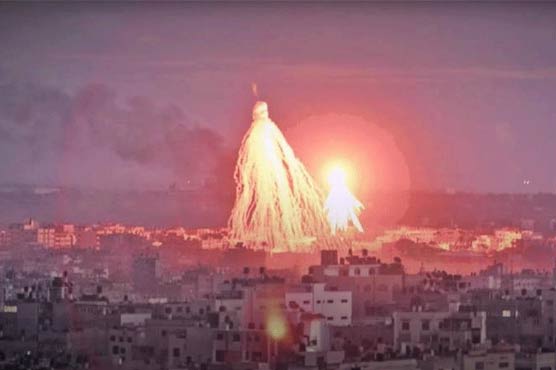 غزہ: اسرائیلی فوج کے فاسفورس بم سے حملے، فلسطینی شہداء کی تعداد 1100 سے بڑھ گئی