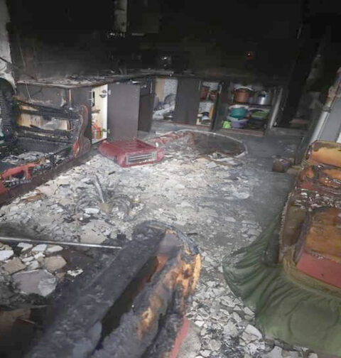 انتہاپسند یہودیوں نے فلسطینی گھر کو نذرآتش کردیا