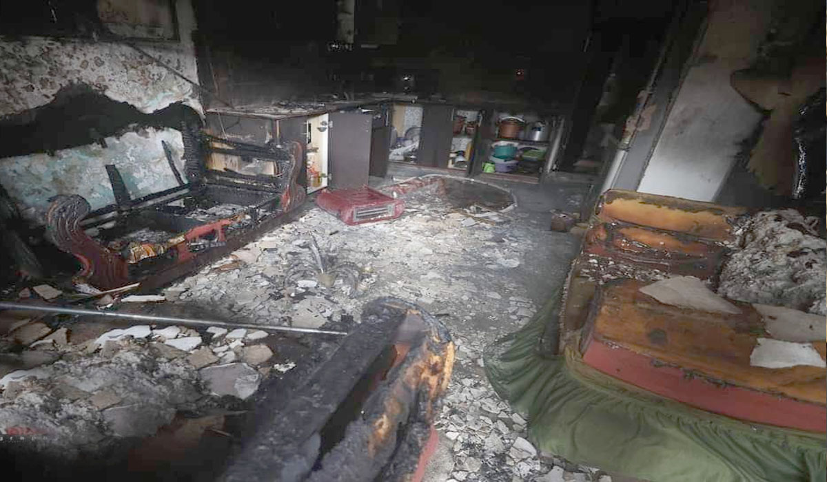 انتہاپسند یہودیوں نے فلسطینی گھر کو نذرآتش کردیا