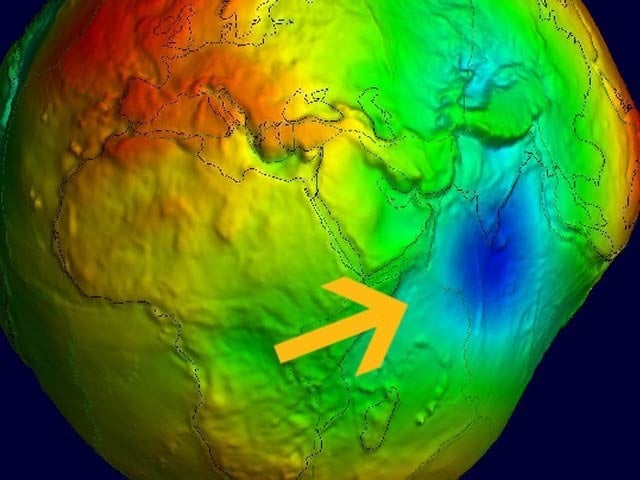بحرِہند کی گہرائی میں پراسرار ثقلی گڑھے کا معمہ حل ہوگیا