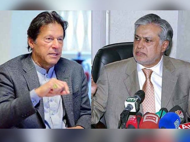 عمران خان عہدے سے ہٹائے جانے کے بعد سے غضبناک ہو گیا ہے اسحاق ڈار