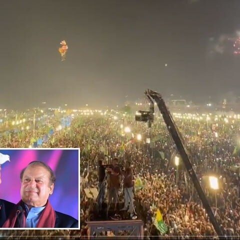 ن لیگ کے مینار پاکستان جلسے میں شریک لوگوں کی تعداد سامنے آگئی