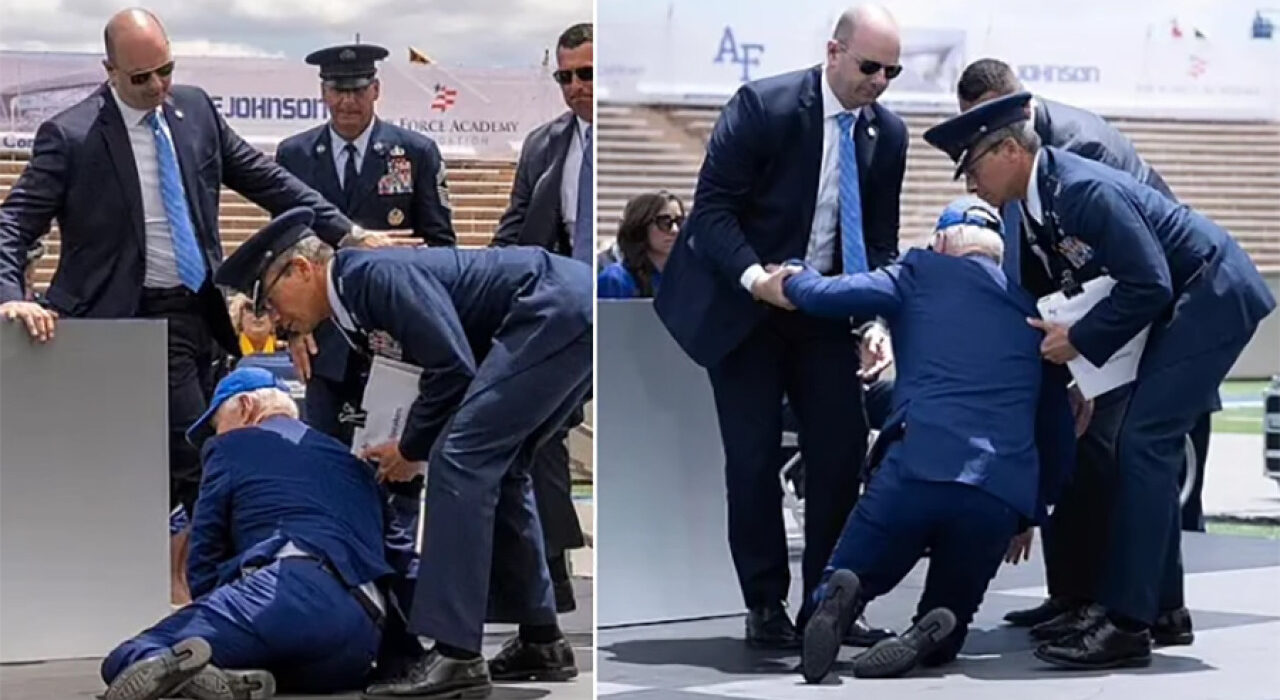 امریکا: صدر بائیڈن تقریب کے دوران سٹیج پر گرگئے