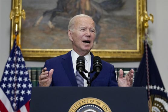 یوکرین کیلئے امریکی حمایت کوروکنے کی اجازت نہیں دے سکتے، کانگریس کھیلنا بند کرے : بائیڈن