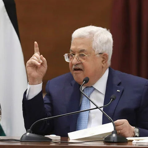 محمود عباس نے ایک بار پھر فلسطین کے صدر کا حلف اٹھالیا