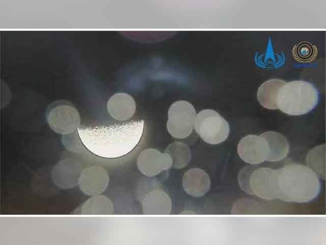 چاند پر بھیجے گئے پاکستانی سیٹلائٹ آئی کیوب قمر سے پہلی تصویر موصول