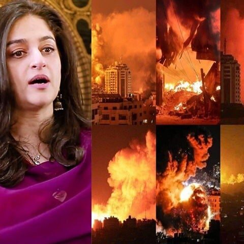 اسرائیل فلسطین کشیدگی؛ نادیہ جیمل پاکستان سمیت پوری اُمتِ مسلمہ پر برس پڑیں