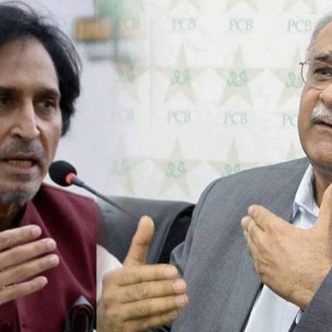 سابق چیئرمین پی سی بی رمیز راجہ کی نجم سیٹھی پر تنقید