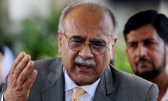 مسئلہ بھارت نے پاکستان میں کھیلنے سے انکار کر کے کھڑا کیا، نجم سیٹھی