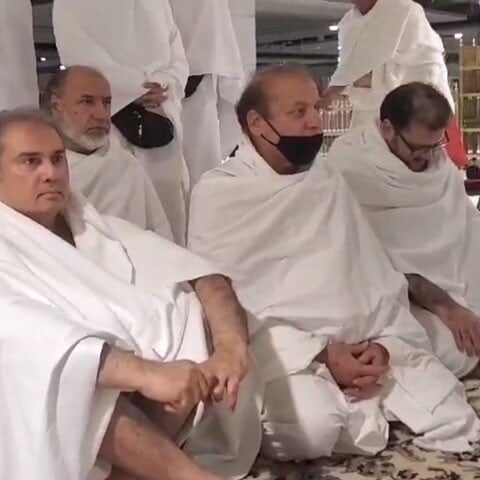 میاں محمد نواز شریف نے عمرے کی سعادت حاصل کرلی