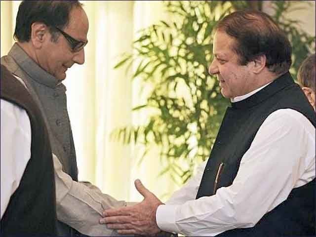 نواز شریف کی چوہدری شجاعت کے گھرآمد، سیٹ ایڈجسٹمنٹ کی پیشکش
