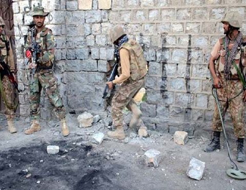 شمالی وزیرستان: میرعلی میں سکیورٹی فورسز کی کارروائی، 5دہشتگرد ہلاک