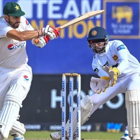 گال ٹیسٹ؛ سری لنکا کیخلاف پاکستان کا ٹاپ آرڈر ناکام