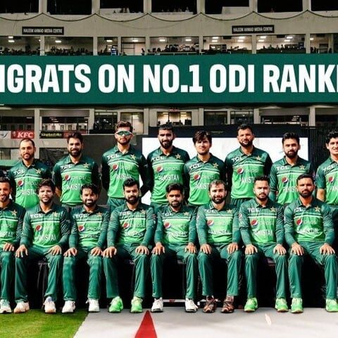 پاکستان ون ڈے رینکنگ میں پہلی پوزیشن پر واپس آگیا