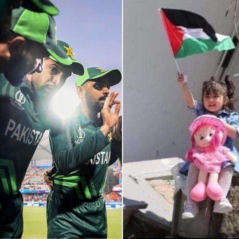پاکستانی کرکٹرز کا فلسطینیوں کے ساتھ اظہار یکجہتی