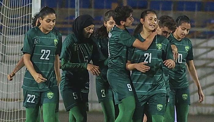 پاکستان ویمن فٹبال ٹیم کی عالمی رینکنگ میں بہتری