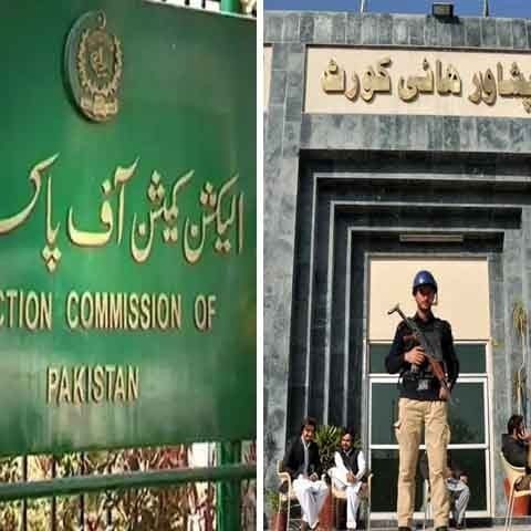 پشاور ہائیکورٹ نے الیکشن کمیشن کی نظرثانی درخواست پر فیصلہ محفوظ کرلیا