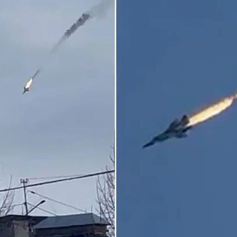روس کا جنگی طیارہ سمندر میں گر کر تباہ
