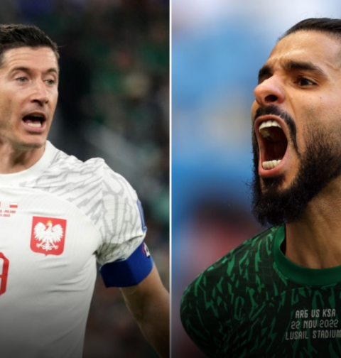 فیفا ورلڈ کپ پولینڈ نے سعودی عرب کو 2 گول سے شکست دے دی