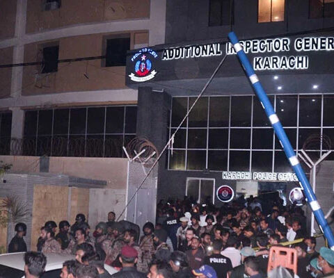 کراچی پولیس آفس پر حملے کی تحقیقات کیلیے پانچ رکنی کمیٹی تشکیل