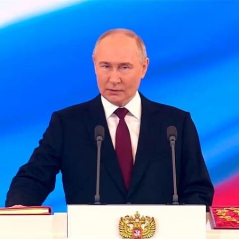 پیوٹن نے مزید 6 سال کیلئے روس کے صدر کی حیثیت سے حلف اٹھالیا