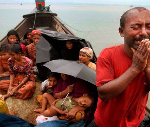 بھارت کی ہٹ دھرمی سمندر میں پھنسے 20 روہنگیا مہاجرین بھوک اور پیاس سے جاں بحق