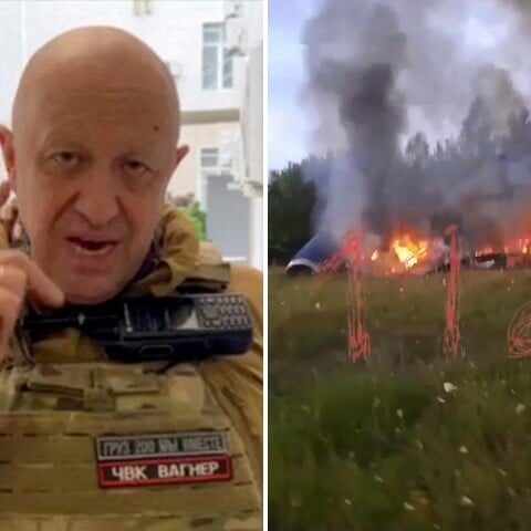 روس میں جہاز گر کر تباہ، باغی گروپ کے سربراہ پریگوزن سمیت 10 افراد ہلاک