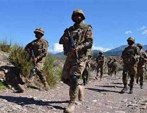 جنوبی وزیرستان میں سیکیورٹی فورسز کا آپریشن 8 دہشتگرد ہلاک 2 بچے شہید