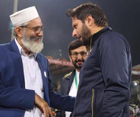 شاہد آفریدی کی سراج الحق پر خودکش حملے کی مذمت