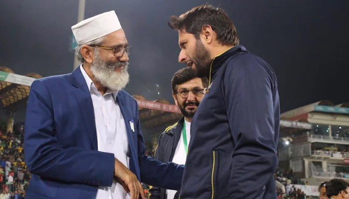 شاہد آفریدی کی سراج الحق پر خودکش حملے کی مذمت
