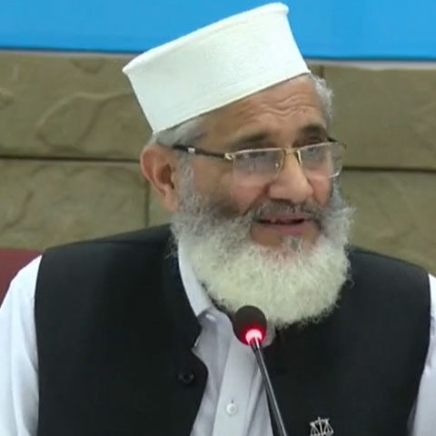پیٹرول کی فی لیٹر قیمت 150 روپے مقرر کی جائے، سراج الحق