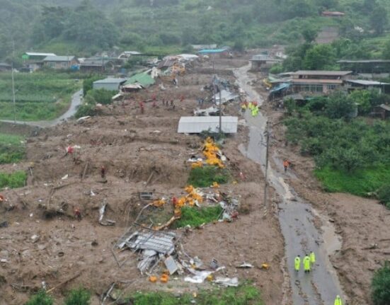 جنوبی کوریا میں طوفانی بارشیں، مختلف حادثات میں 24 افراد ہلاک